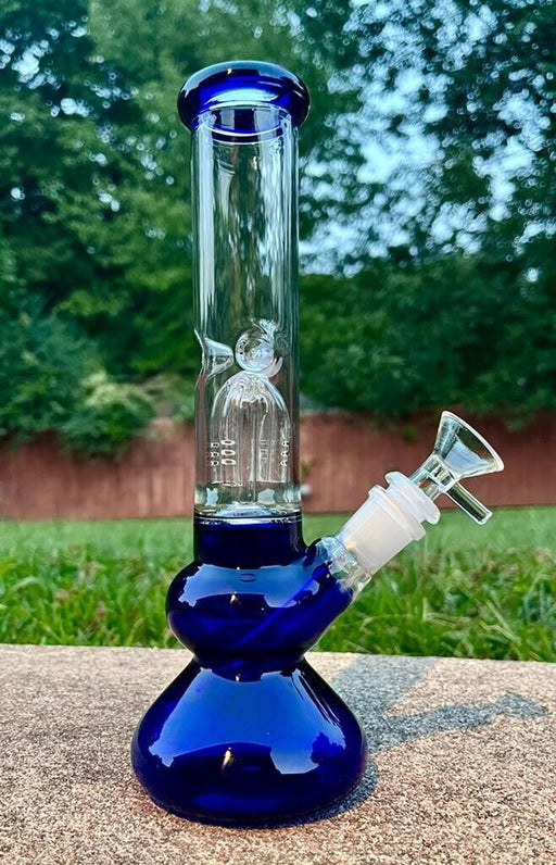 16.5 Glass Bong Hookahs Honeycomb Percolator Water Pipe Bowl for Smoking