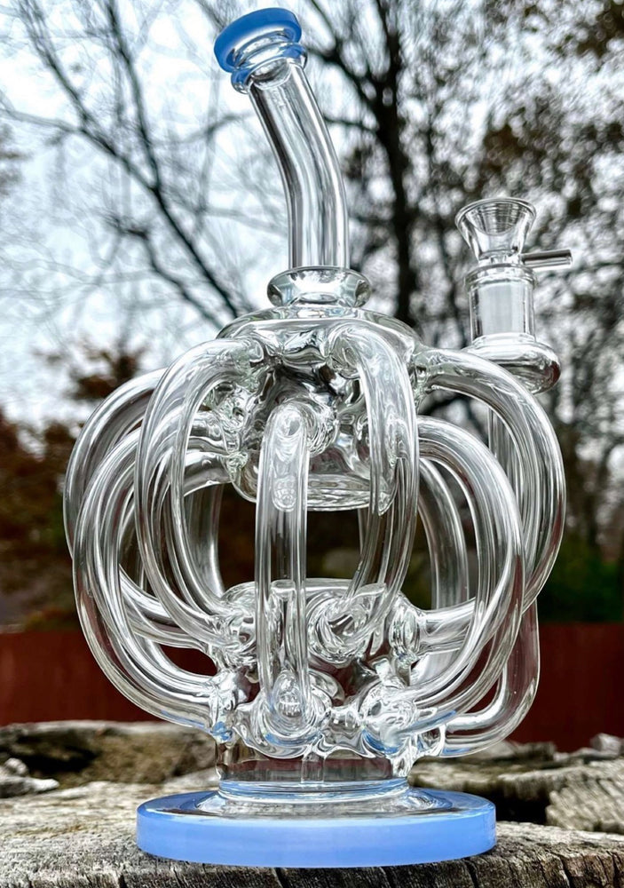 11” Scientific Recycler Glass Bong Dab Rig