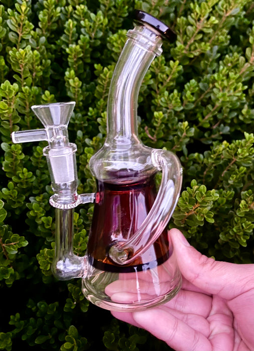 7" Colored Chiller Dab Rig Bubbler