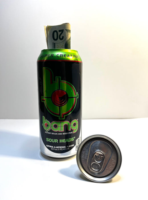 Bang Energy Sour Heads Energy Drink Can Diversion Safe Stash Can Hidden Storage Compartment