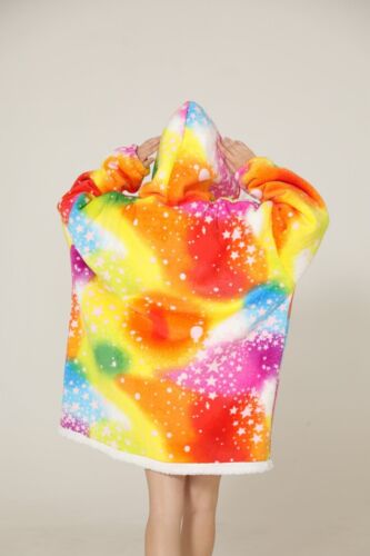 Tie Dye Hoodie Blanket