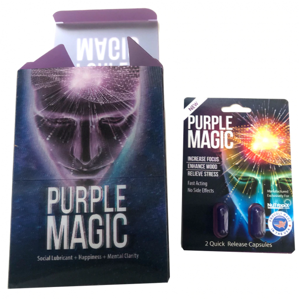 Purple Magic Focus Enhancement Pill 1 count