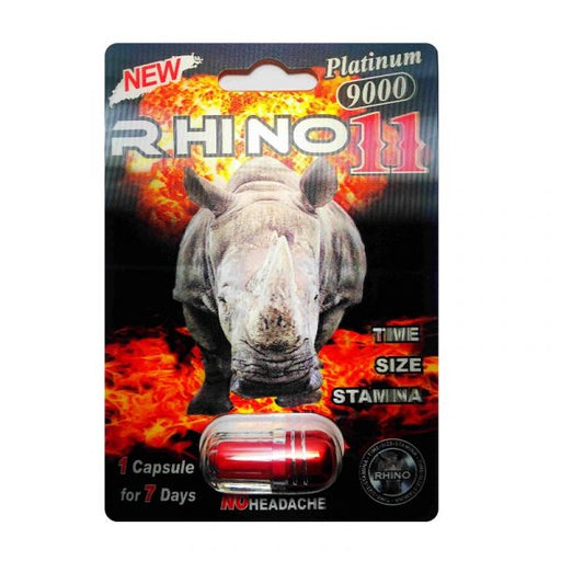 Rhino 11 Male Enhancement Pills 1 count