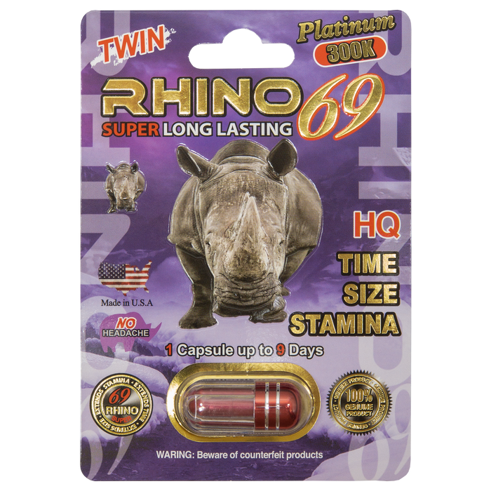 Rhino 7 Twin Platinum 500k 1 count