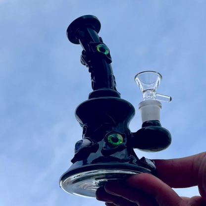 Black Glass Illuminati Monster Bong Rig