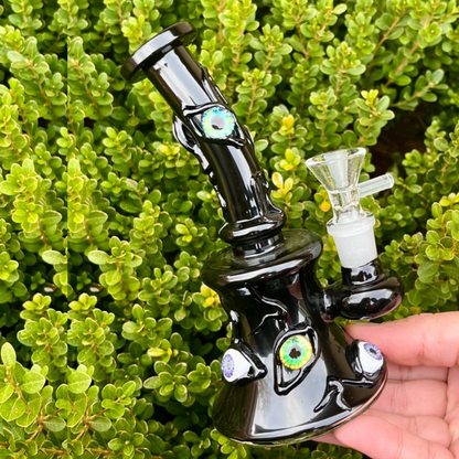 Black Glass Illuminati Monster Bong Rig