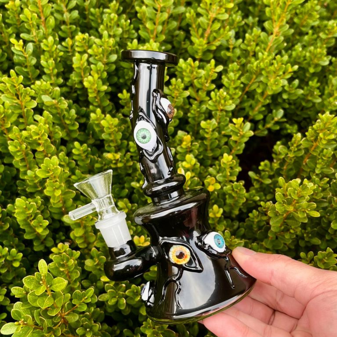 Black Glass Illuminati Monster Bong Rig