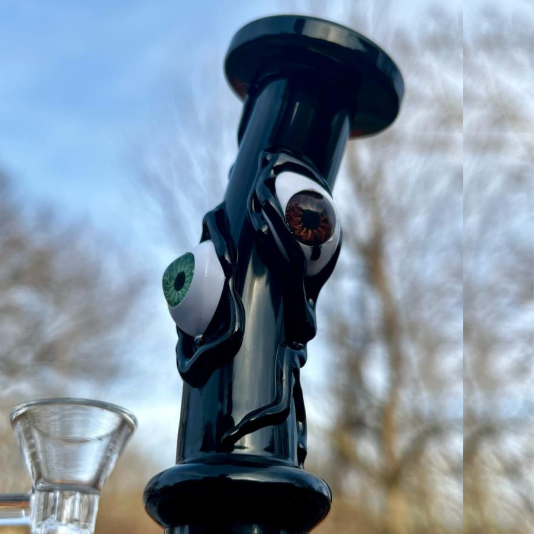 Black Glass Illuminati Monster Bong Rig