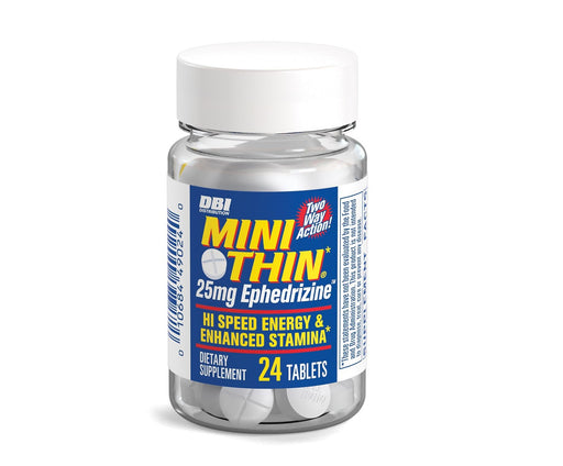 Mini Thin Ephedrizine Energy Booster 25mg 1 bottle